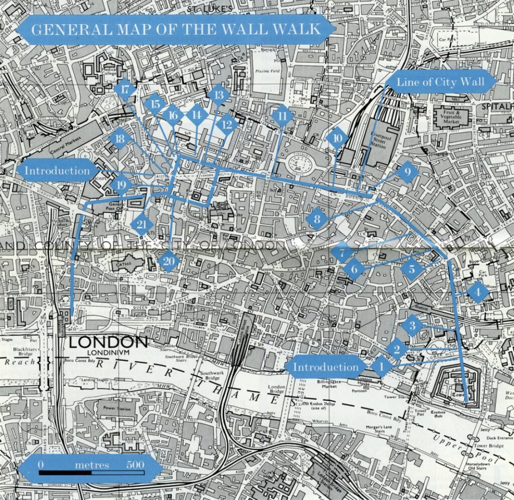 Official London Wall Walk map