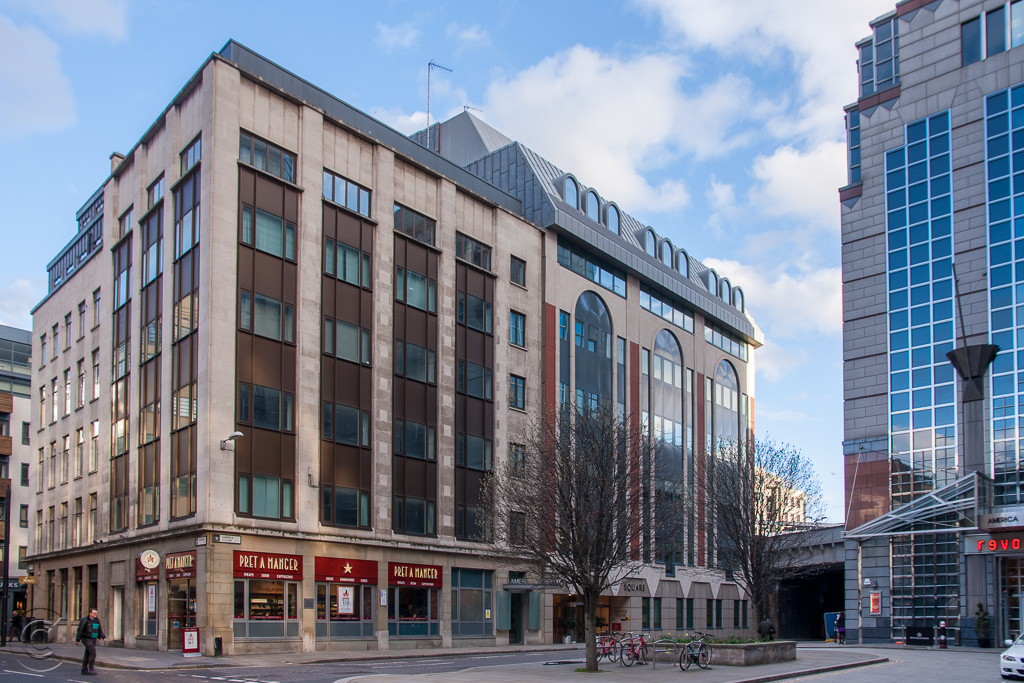 America Square looking south-east